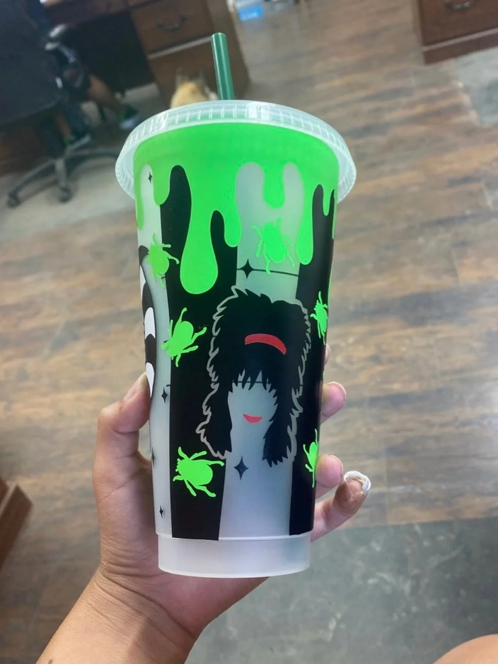 Starbucks Green & Black Snake Reusable Tumbler